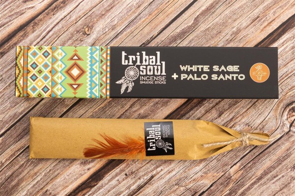 Tribal Soul Räucherstäbchen, weißer Salbei & Palo Santo