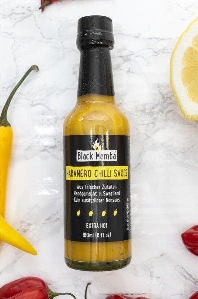 Black Mamba Habanero Chili Sauce, 180ml